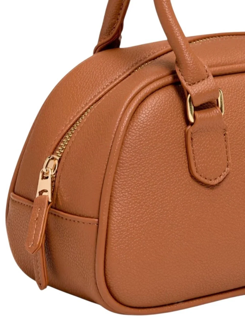 Old Navy Mini Dome Satchel Handbag – Brown/Cognac – New with Tags